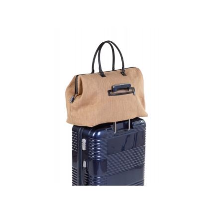 Childhome - Torba za previjanje MOMMY BAG RAFFIA LOOK bež