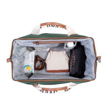 Childhome - Torba za previjanje MOMMY BAG zelena