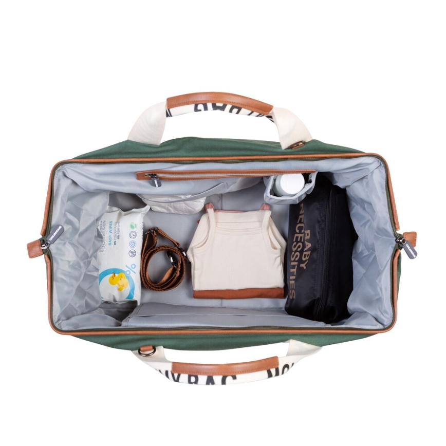 Childhome - Torba za previjanje MOMMY BAG zelena