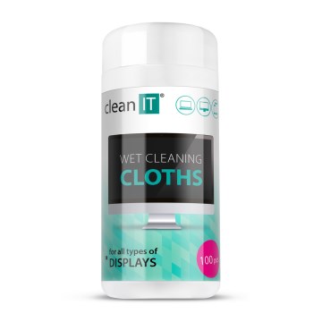 CLEAN IT CL-141 - Vlažne maramice za čišćenje ekrana, 100 kom