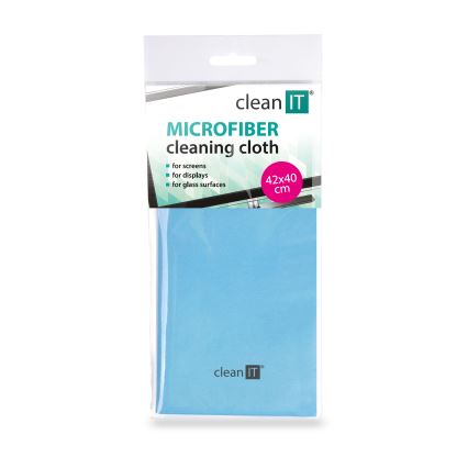 CLEAN IT CL-700 - Krpa za čišćenje od mikrofibera 40x42 cm plava