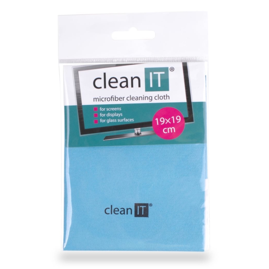 CLEAN IT CL-710 - Krpa za čišćenje od mikrofibera 19x19 cm plava