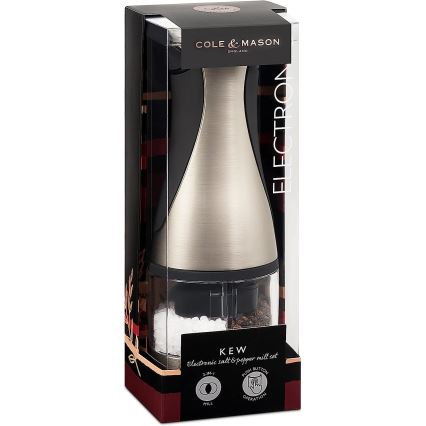Cole&Mason - Električni mlin za začine 2u1 KEW 6xAAA 21 cm
