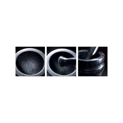 Cole&Mason - Granitni malter sa tučkom GRANITE pr. 14 cm granit/crno