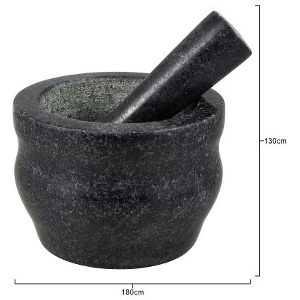 Cole&Mason - Granitni malter sa tučkom GRANITE pr. 18 cm