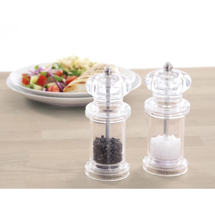 Cole&Mason - Komplet mlinova za so i biber PRECISION MILLS, 2 kom, 14 cm