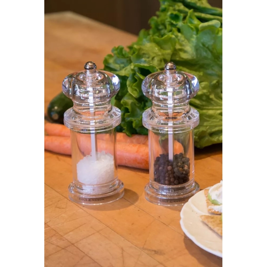 Cole&Mason - Komplet mlinova za so i biber PRECISION MILLS, 2 kom, 14 cm