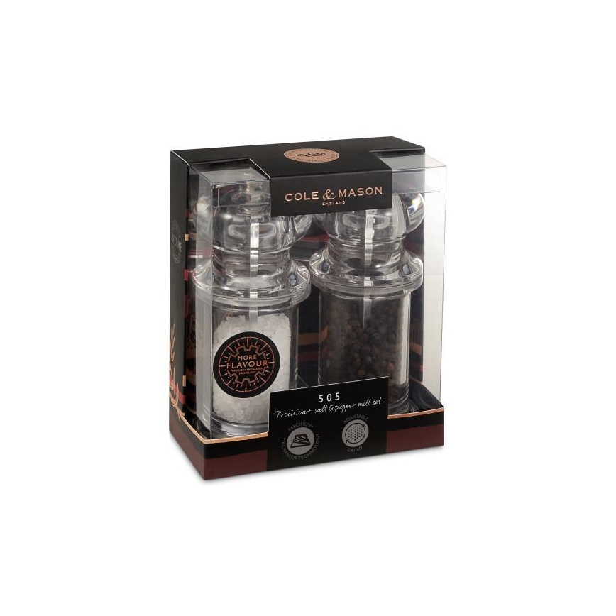 Cole&Mason - Komplet mlinova za so i biber PRECISION MILLS, 2 kom, 14 cm