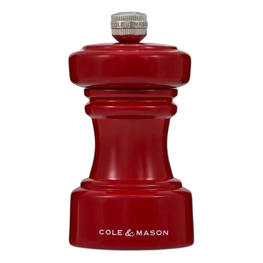 Cole&Mason - Mlin za so HOXTON 10,4 cm bukva/crveno
