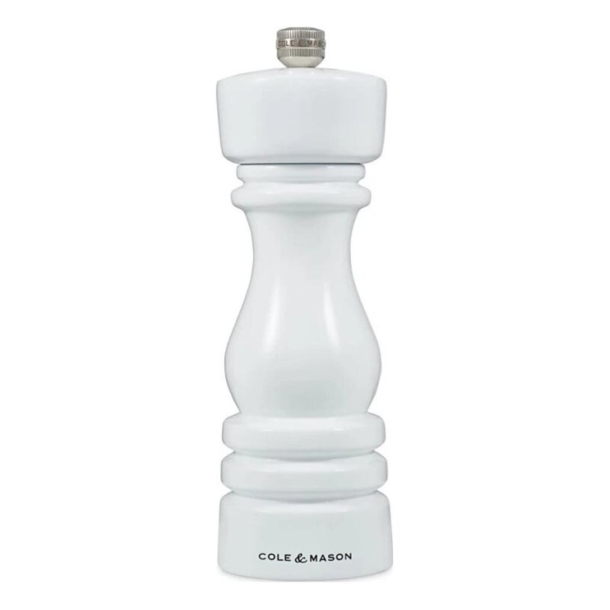 Cole&Mason - Mlin za so LONDON 18 cm bukva/bela