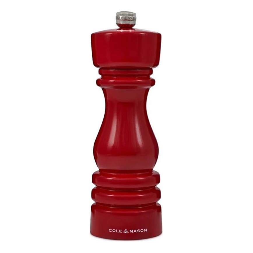 Cole&Mason - Mlinac za so LONDON 18 cm bukva/crvena