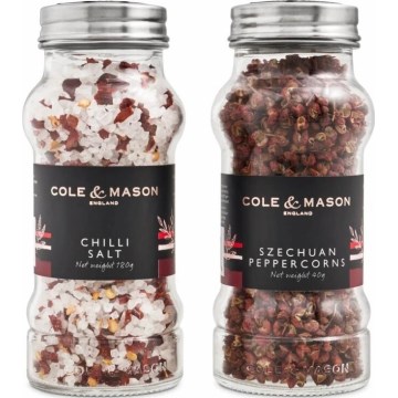 Cole&Mason - Poklon set Aromatic čili soli i sečuanskog bibera
