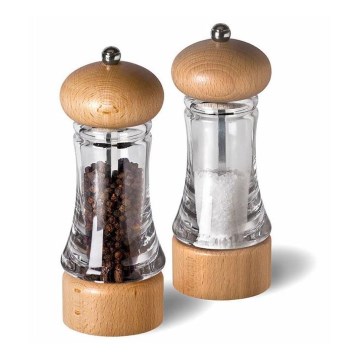 Cole&Mason - Set mlinova za so i biber BASICS, 2 kom, bukva, 16 cm