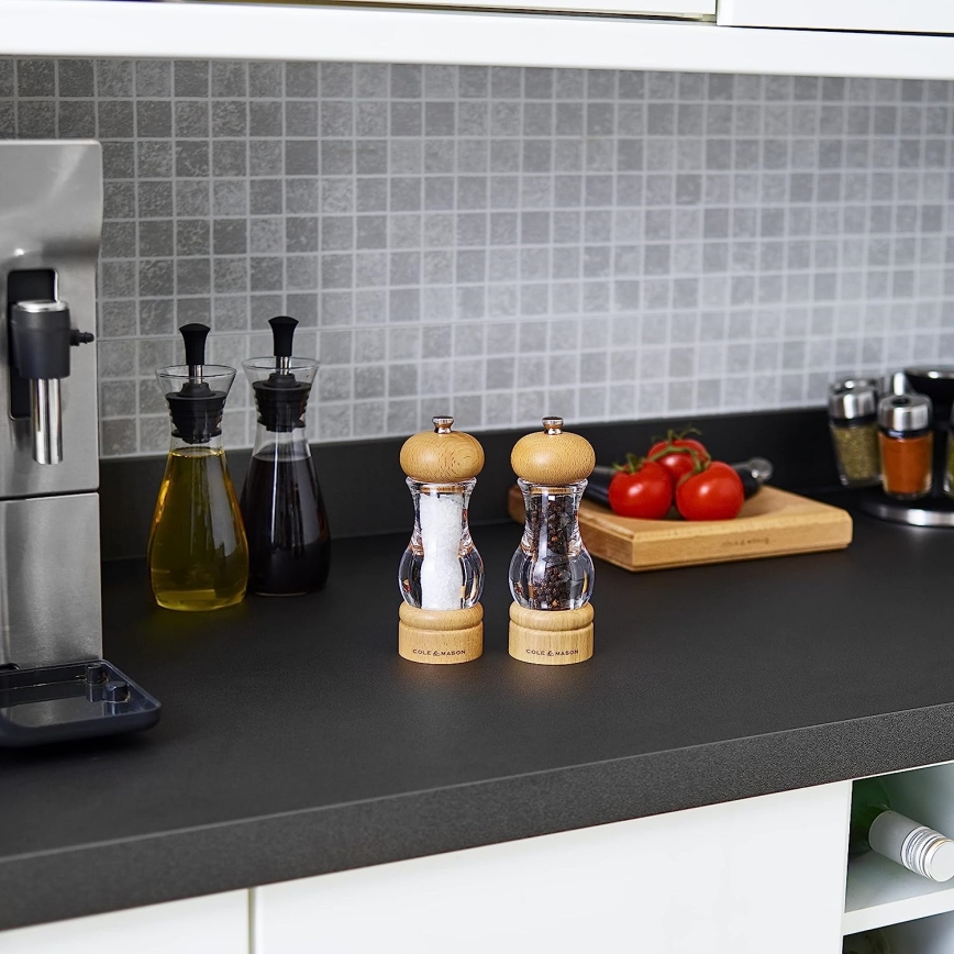 Cole&Mason - Set mlinova za so i biber BEECH 2 kom bukva 16,5 cm