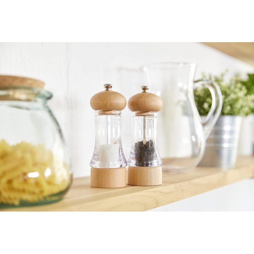 Cole&Mason - Set mlinova za so i biber BEECH 2 kom bukva 16,5 cm