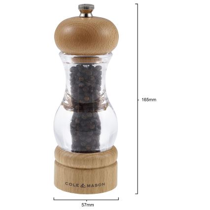 Cole&Mason - Set mlinova za so i biber BEECH 2 kom bukva 16,5 cm