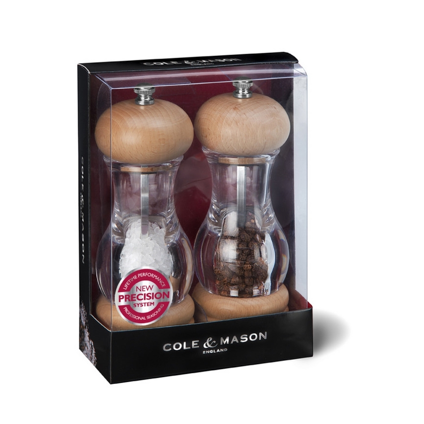 Cole&Mason - Set mlinova za so i biber BEECH 2 kom bukva 16,5 cm