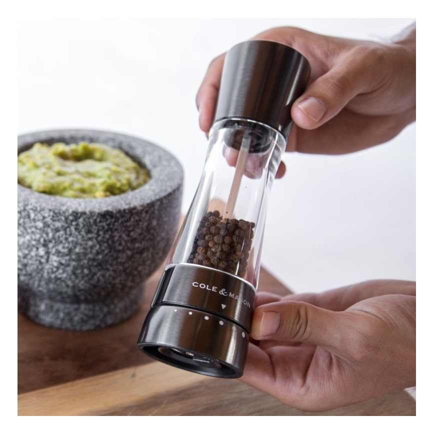 Cole&Mason - Set mlinova za so i biber DERWENT 2 kom 19 cm antracit