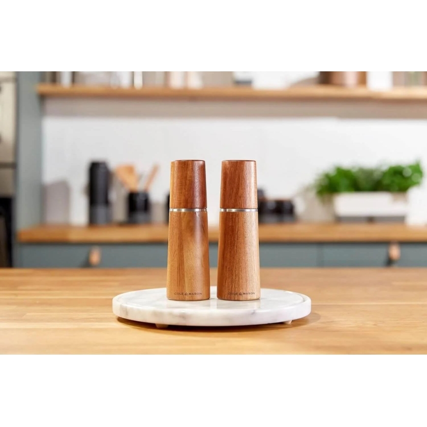 Cole&Mason - Set mlinova za so i biber MARLOW od akacije 2 kom 18,5 cm