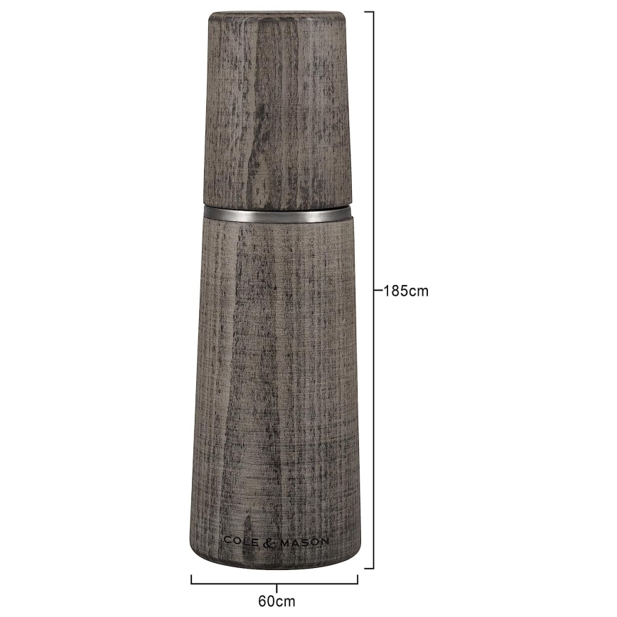 Cole&Mason - Set mlinova za so i biber MARLOW od bukovine, 2 kom, 18,5 cm
