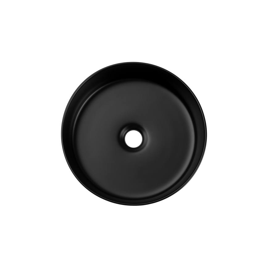 COMAD BEYOND 2 BLACK ( E-6565 ) - Nadgradni lavabo BEYOND pr. 36 cm keramika/matirana crno