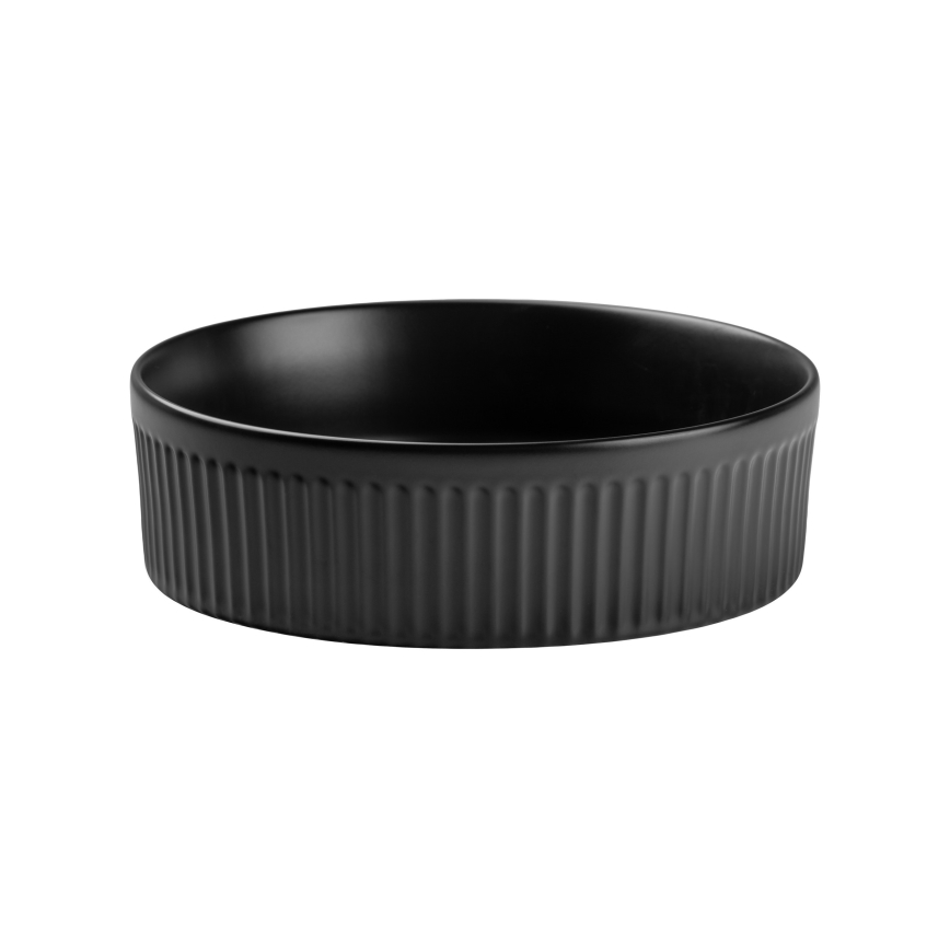 COMAD BEYOND 2 BLACK ( E-6565 ) - Nadgradni lavabo BEYOND pr. 36 cm keramika/matirana crno