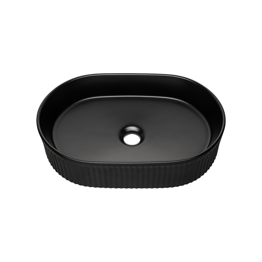 COMAD BEYOND 5 BLACK ( E-6564 ) - Nadgradni lavabo BEYOND 48x32,5 cm keramika/matirana crno