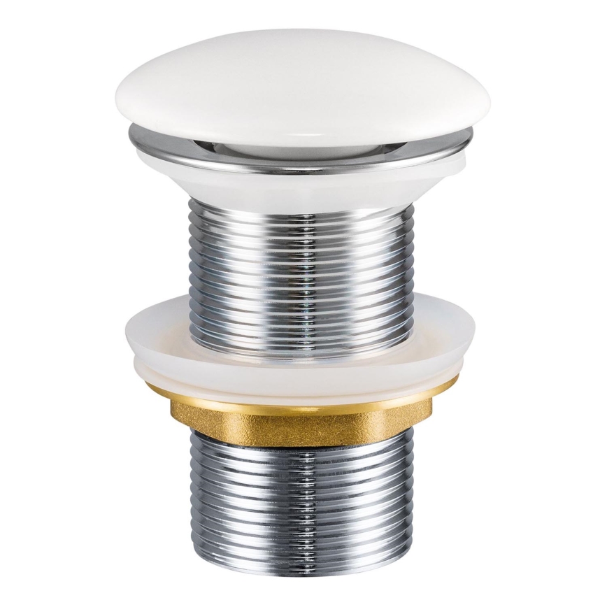 COMAD CLICK-CLACK T201-3 - Ispust za lavabo CLICK-CLACK prečnika 7 cm, sjajno bela