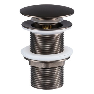 COMAD CLICK-CLACK T201GG-3 - CLICK-CLACK odliv za umivaonik, prečnik 7 cm, siva