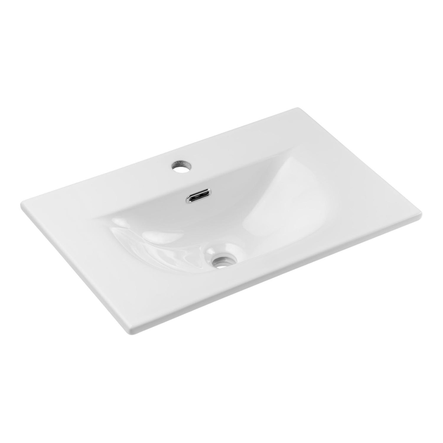 COMAD SKY 3 60CM DP ( E-8099-3-60 ) - Ugradni lavabo SKY 61x40 cm keramika/mat bela