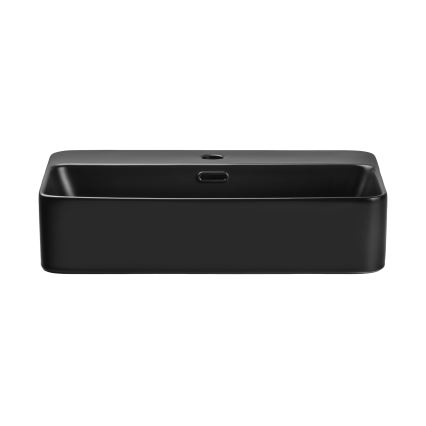 COMAD TRUST 2 BLACK ( E-6282 ) - Nadgradni lavabo TRUST 55x38 cm keramika/matirana crno