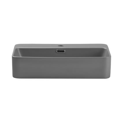 COMAD TRUST 2 MATT LIGHT GREY ( E-6282 ) - Nadgradni lavabo TRUST 55x38 cm keramika/matirana sivo