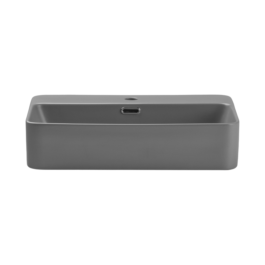 COMAD TRUST 2 MATT LIGHT GREY ( E-6282 ) - Nadgradni lavabo TRUST 55x38 cm keramika/matirana sivo