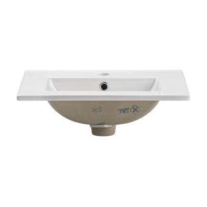 COMAD UM-2050RB DANCE 50 DP - Ugradni lavabo DANCE 52x40 cm keramika/mat bela