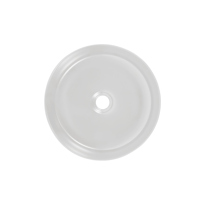 COMAD UM-6259 SIMPLE 8. - Nadgradni lavabo SIMPLE pr. 36 cm keramika/mat bela/matirana crno