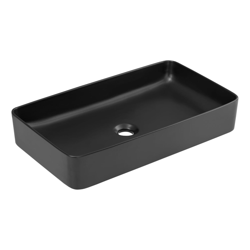 COMAD UM-6275 SLIM 60 BLACK DP - Nadgradni lavabo SLIM 61x34 cm keramika/matirana crno