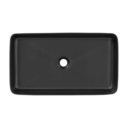 COMAD UM-6275 SLIM 60 BLACK DP - Nadgradni lavabo SLIM 61x34 cm keramika/matirana crno