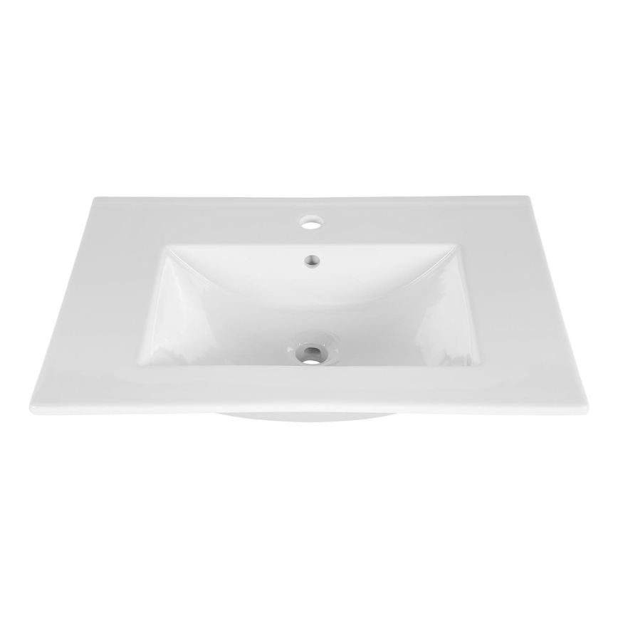 COMAD UM-CFP LAVA 80D - Ugradni lavabo LAVA 81x46 cm keramika/sjajna bela