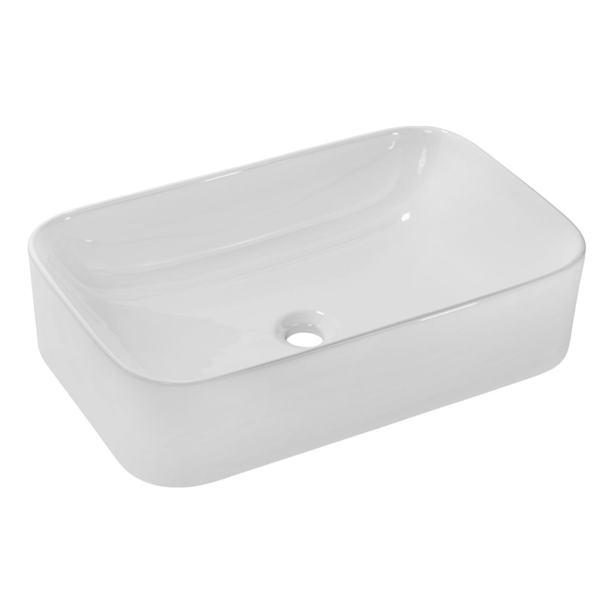 COMAD UN-KATI60-SW 7857B(60) - Nadgradni lavabo KATI 61x38 cm keramika/sjajna bela