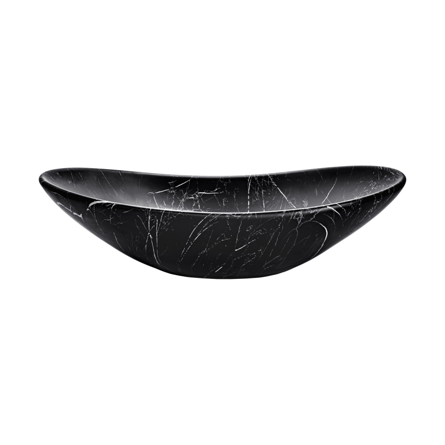 COMAD UN-LENA-MB2 - Nadgradni lavabo LENA 61,5x36 cm keramika/matirana crno