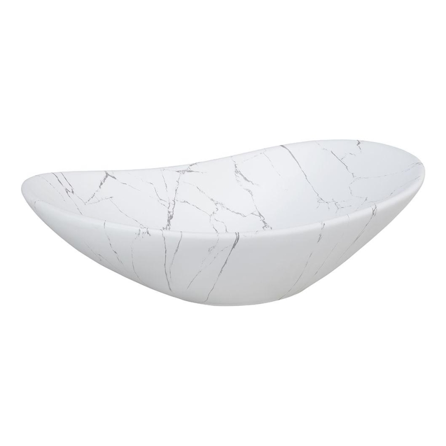 COMAD UN-LENA-MW17 - Nadgradni lavabo LENA 61,5x36 cm keramika/mat bela