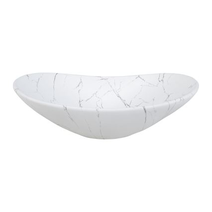 COMAD UN-LENA-MW17 - Nadgradni lavabo LENA 61,5x36 cm keramika/mat bela