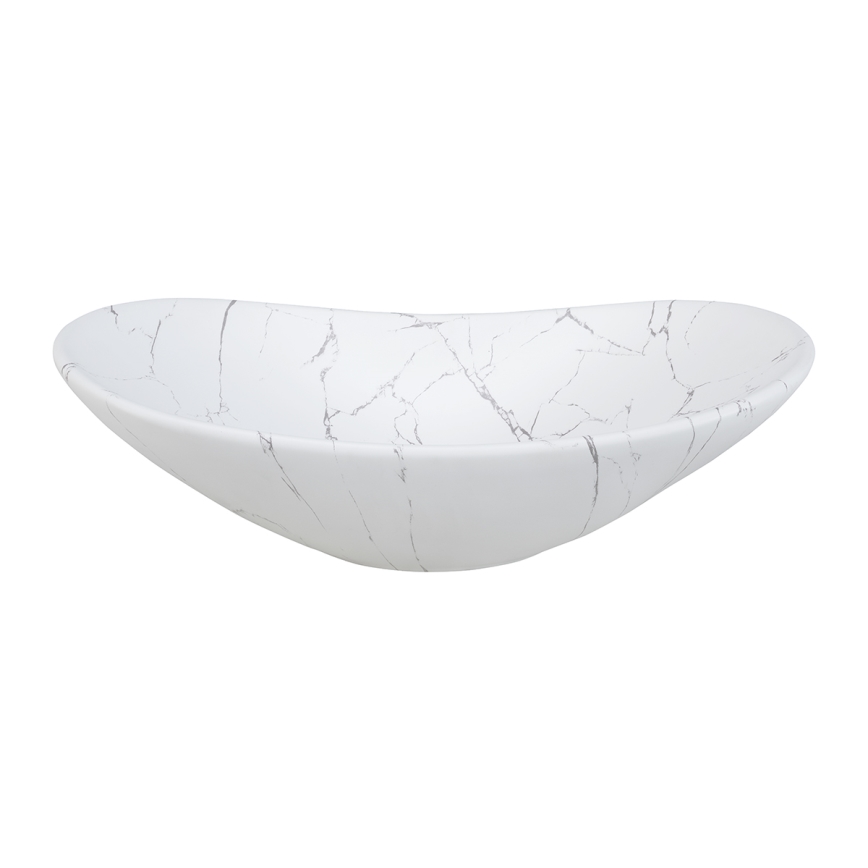 COMAD UN-LENA-MW17 - Nadgradni lavabo LENA 61,5x36 cm keramika/mat bela