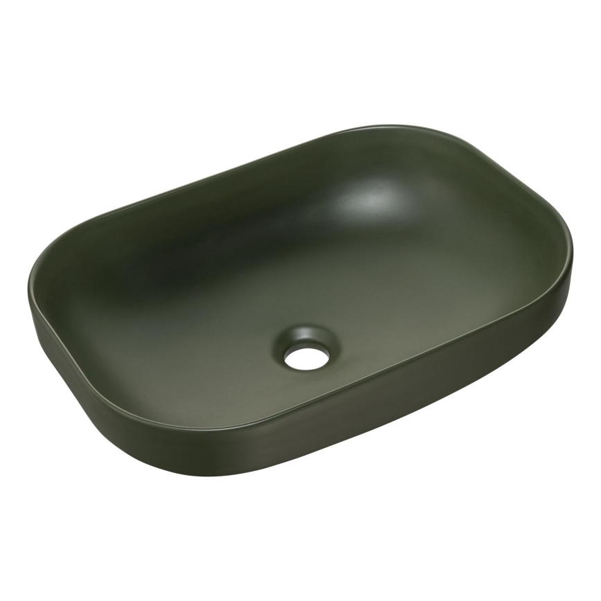 COMAD UN-NELI-MFG - Nadgradni lavabo NELI 50,4x35,2 cm keramika/matirana zelena