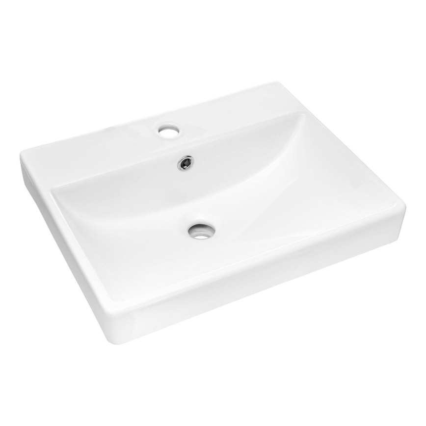 COMAD UN-RITA-GW-50 - Nadgradni lavabo RITA 50x40 cm keramika/sjajna bela