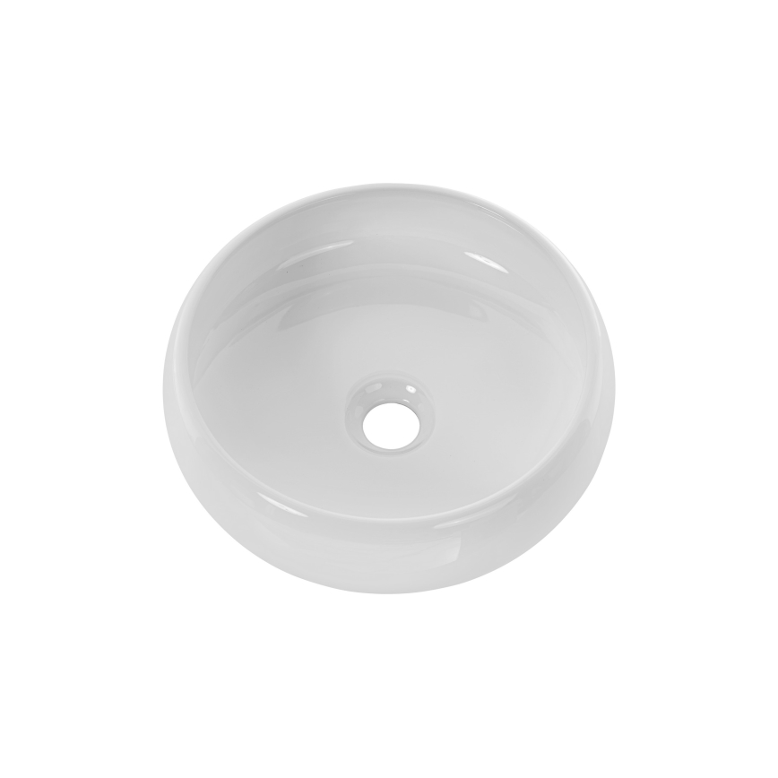 COMAD UN-WIKI-SW - Nadgradni lavabo WIKI pr. 36 cm keramika/sjajna bela