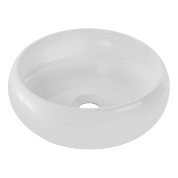 COMAD UN-WIKI-SW - Umivaonik za ugradnju na radnu ploču WIKI prečnika 36 cm keramika/sjajna bela