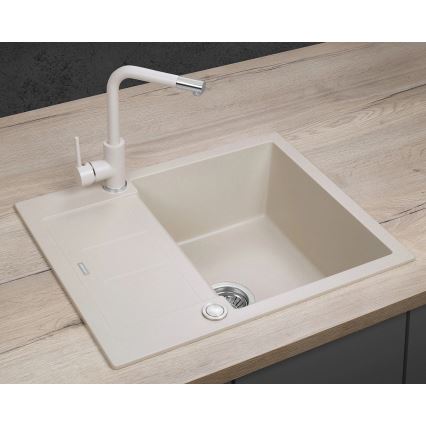 Concept DG05C45BE - Kuhinjski sudoper CUBIS 50x62 cm granit/bež