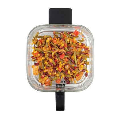 Concept FR5500 - Friteza na vrući vazduh GLASS & FAST 5,5 l 1200W/230V crno