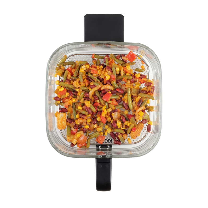 Concept FR5500 - Friteza na vrući vazduh GLASS & FAST 5,5 l 1200W/230V crno